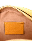 GG Supreme Monogram Flora Web Mini Ophidia Round Shoulder Bag Beige Multicolor Crop
