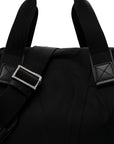 Nylon Signature Duffle  Black