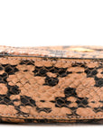 Snakeskin GG Ophidia Round Crossbody Bag