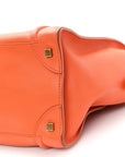 Smooth Calfskin Mini Luggage Orange
