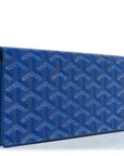 Goyardine Richelieu Wallet Sky Blue