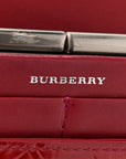 Patent Calfskin Wallet Red