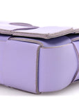 Lambskin Maxi Intrecciato Extra Mini Cassette Crossbody Bag Wisteria