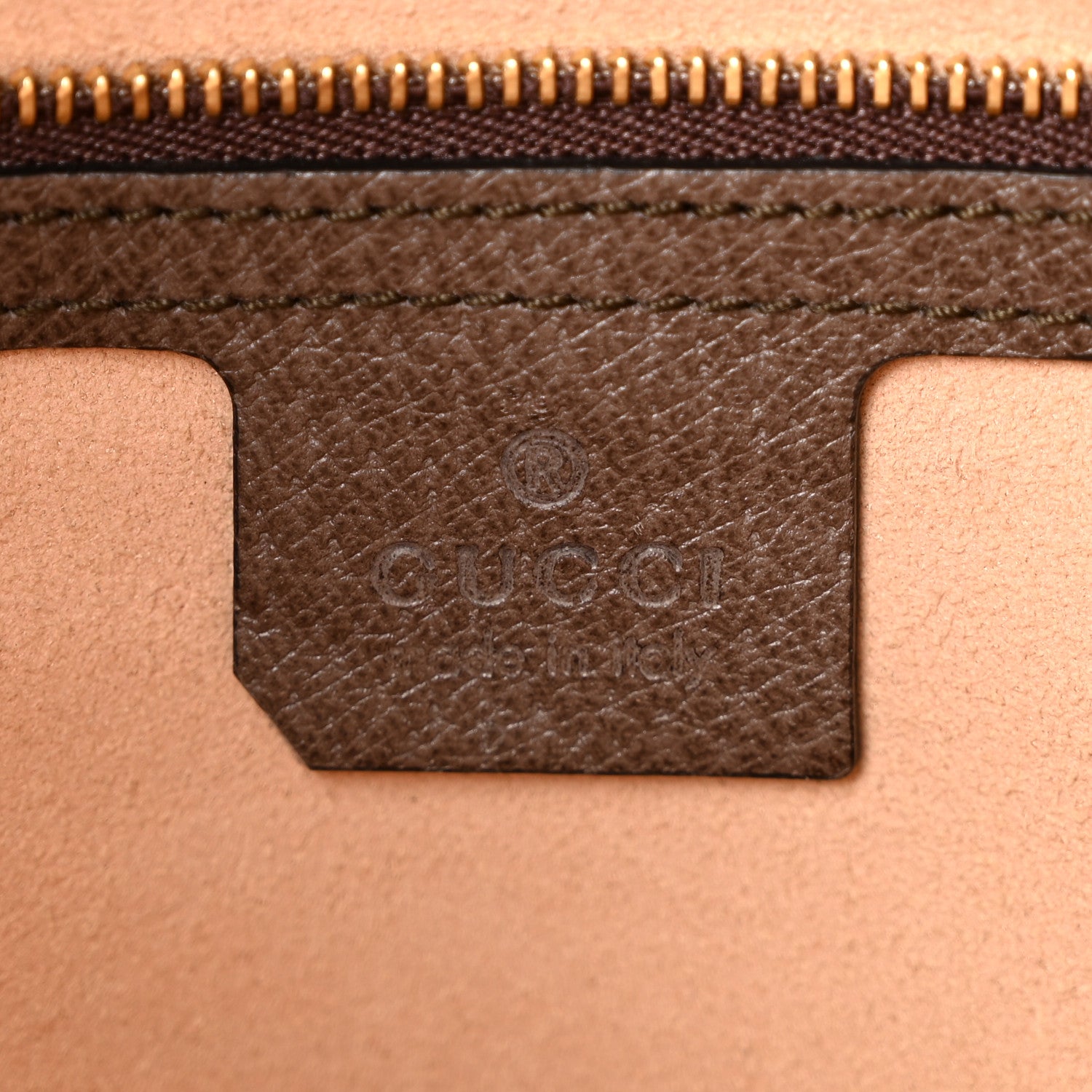 GG Supreme Monogram Web Medium Ophidia Tote Bag Brown
