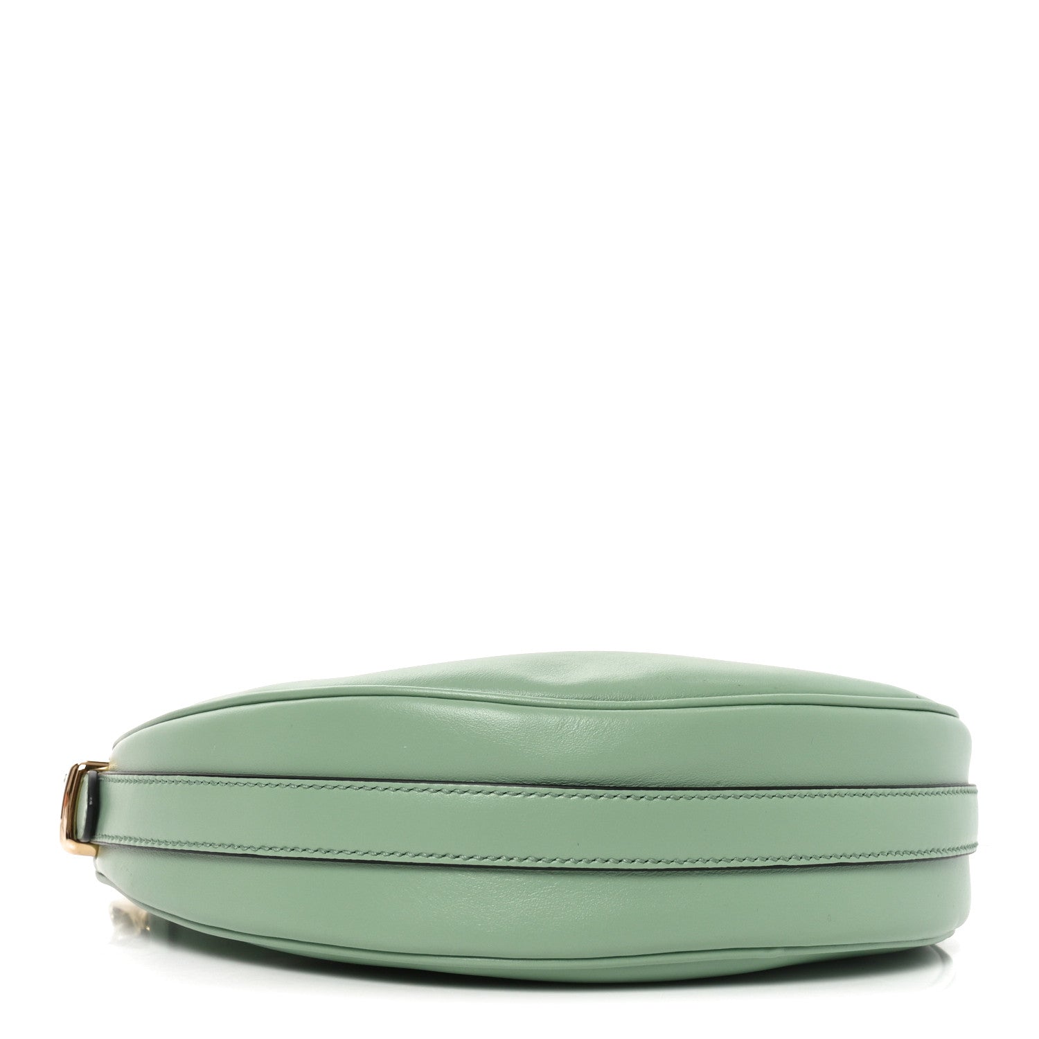 Soft Calfskin Arque Shoulder Bag Acquamarina