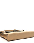 Madame Calfskin Kelly Elan Poussiere