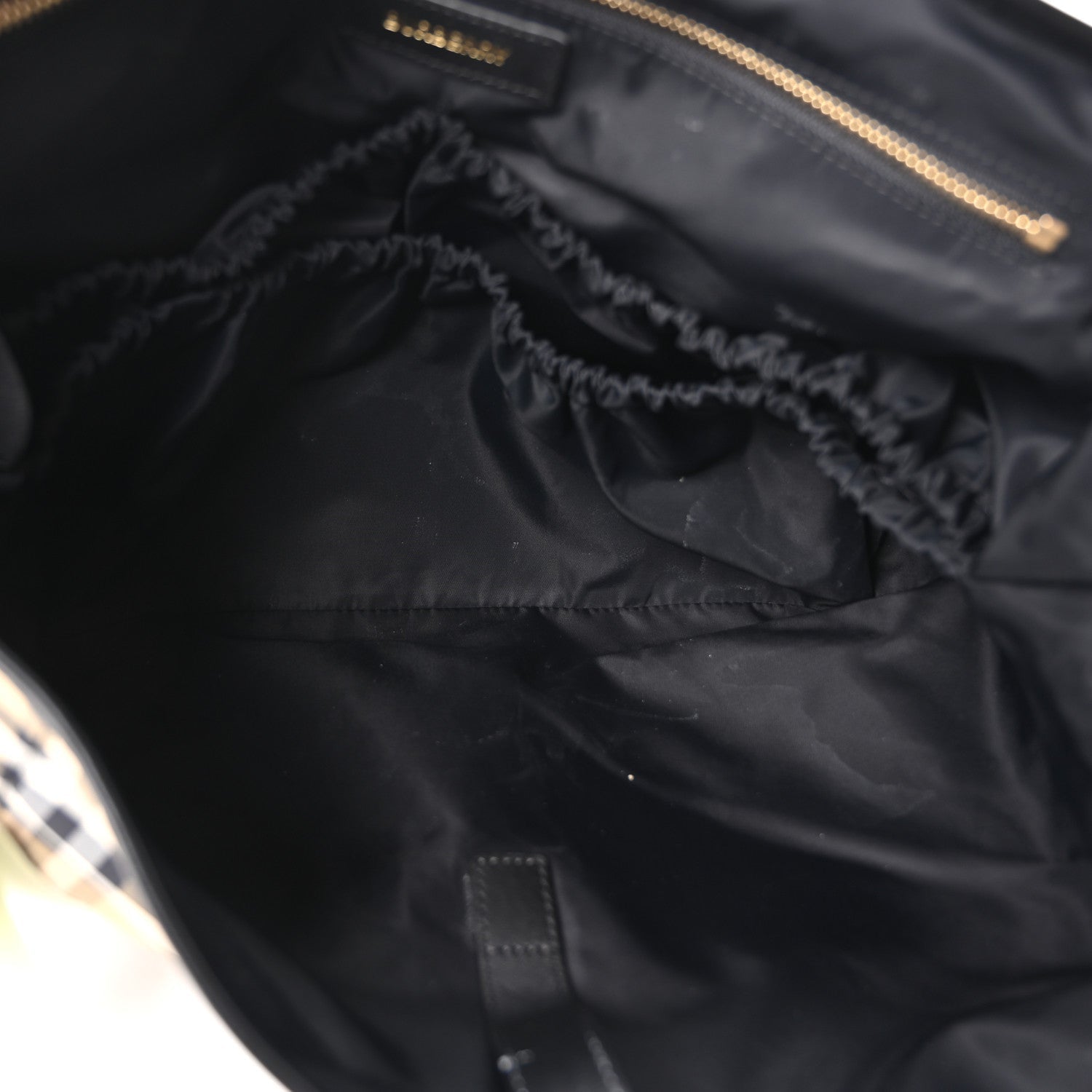 Nylon Vintage Check Logo Diaper Bag