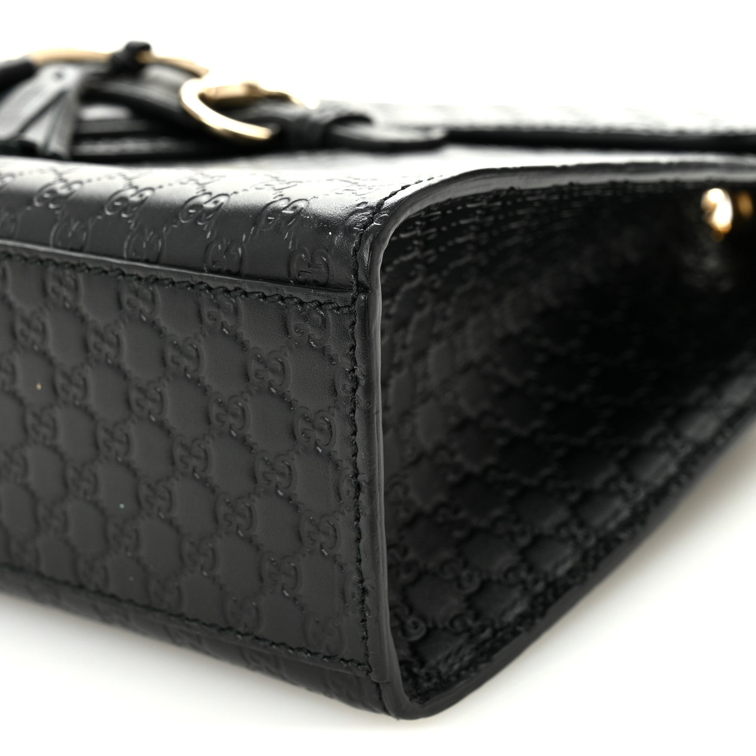 MicroGCCIssima Medium Emily Chain Shoulder Bag Black