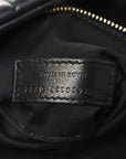 Lambskin Quilted Toy Loulou Puffer Monogram Chain Satchel Black