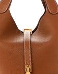 Taurillon Clemence Picotin Lock 22 MM Gold