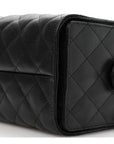 Caviar Quilted Small CHNL 25 Handbag Black