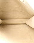 Calfskin Large Surrealism Book Tote Ivory