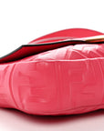 Nappa FF 1974 Embossed Baguette Rosa Fluo