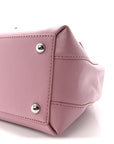 Calfskin Lucia Small Satchel Purple