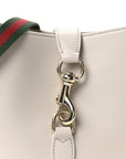 Sea Calfskin Web Small Jackie Shoulder Bag Sphinx