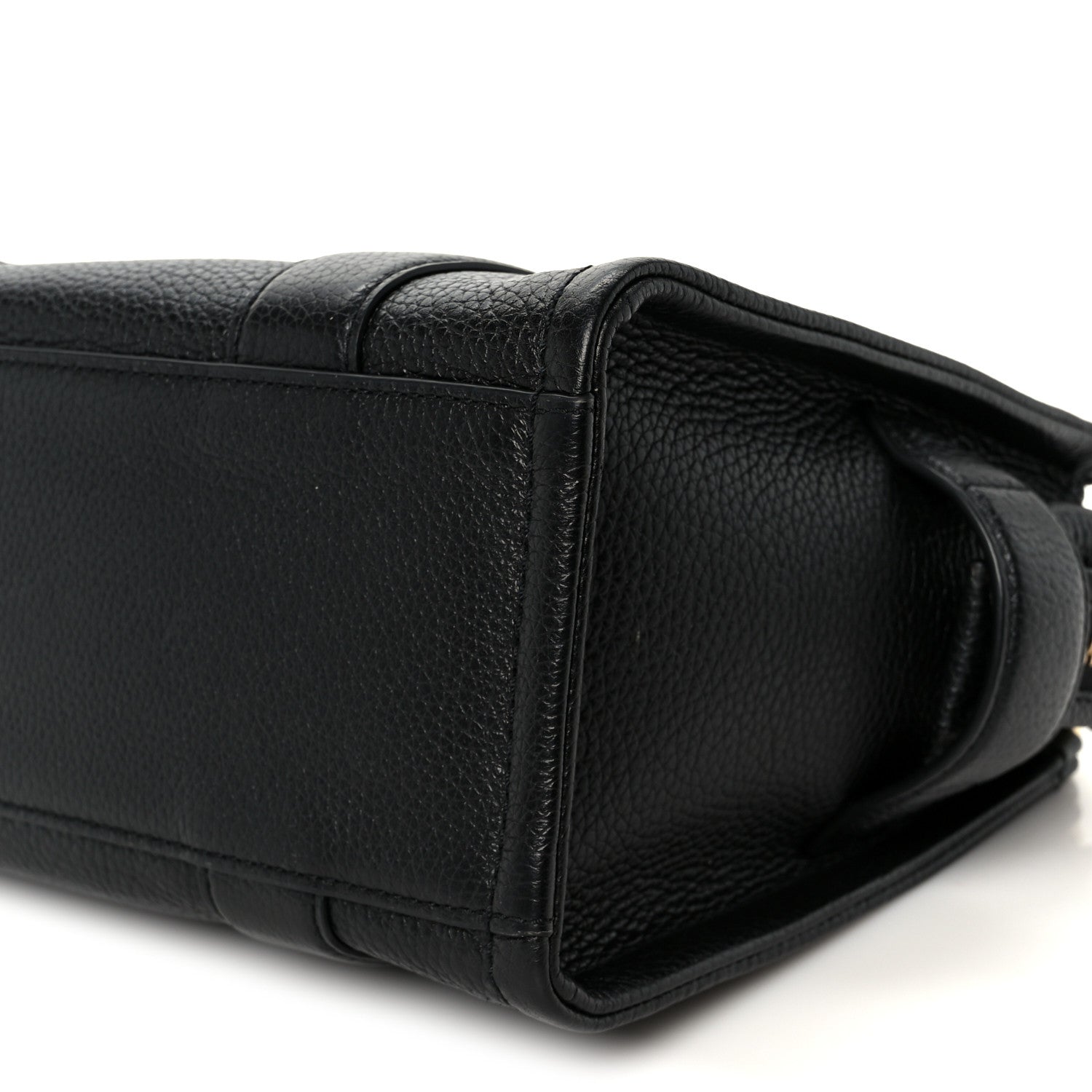 Grained Calfskin Small The Tote Bag Black