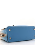 Taurillon Capucines MM Gradient Blue