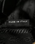 Saffiano Lux Large Galleria Double Zip Tote Black
