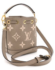 Empreinte Monogram Giant Nano Noe Tourterelle Creme