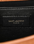 Suede Small Monogram Kate Satchel Macaron