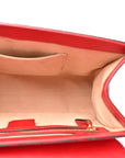 GCCIssima Signature Small Padlock Top Handle Bag Hibiscus Red