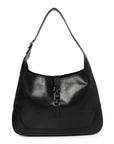 Calfskin Jackie O Hobo Black