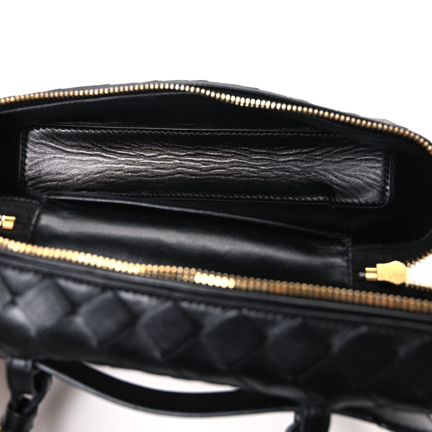 Calfskin Intrecciato Bang Bang Vanity Case Black