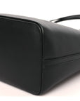 DOLCE GABBANA Calfskin Medium Fefe Tote Black