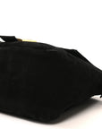 Suede Mama Baguette Black