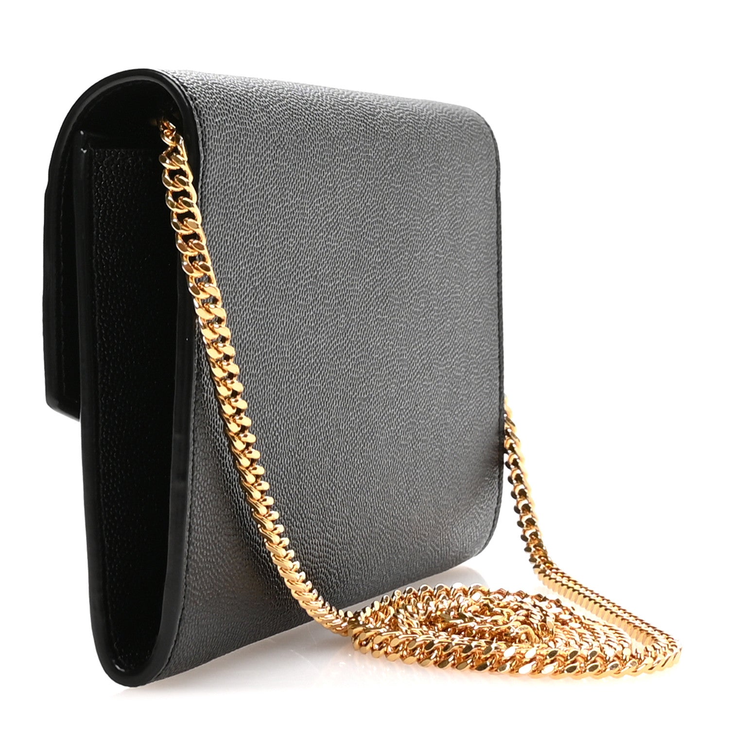 Grain De Poudre Uptown Chain Wallet Black