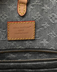 Monogram Denim Onthego MM Washed Gray