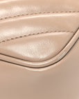 Calfskin Matelasse Monogram Lou Camera Bag Dark Beige