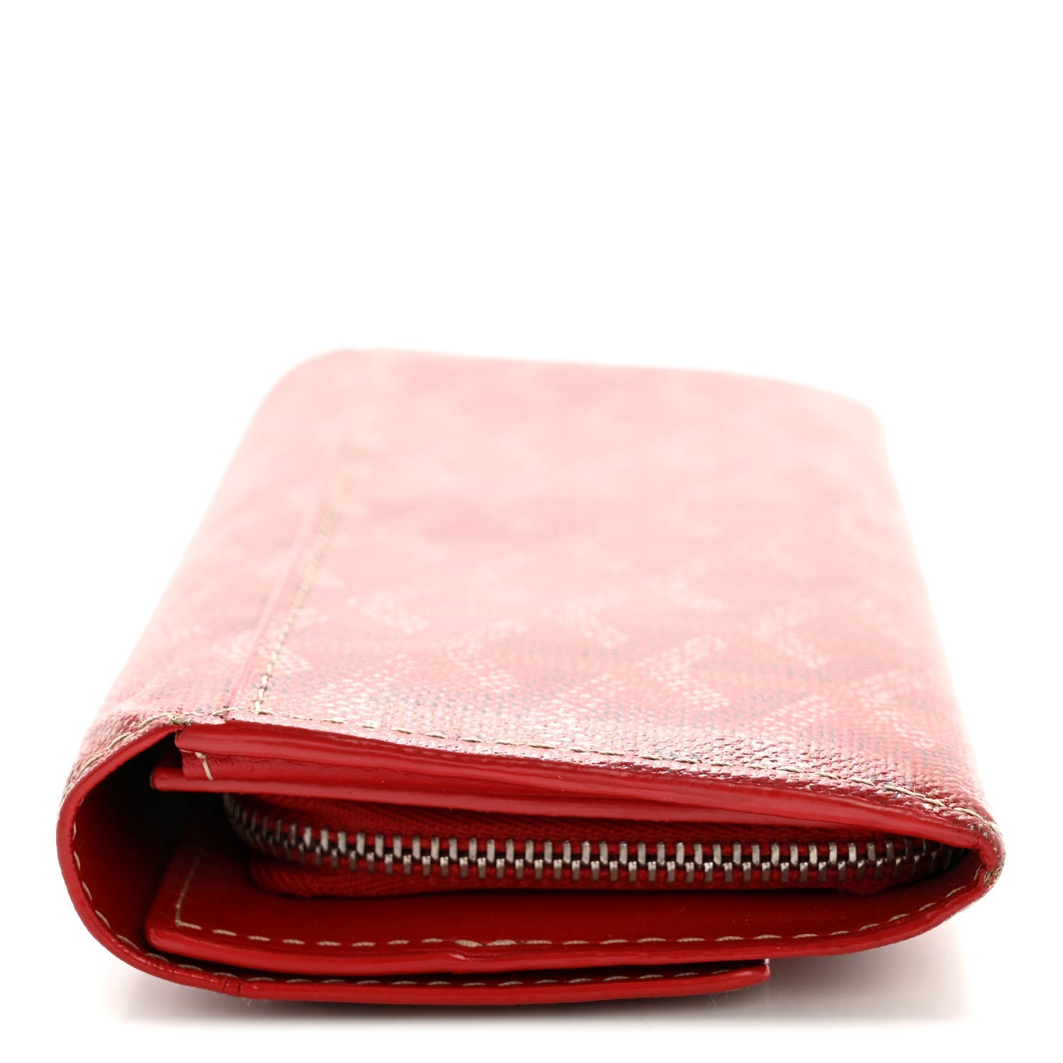 Goyardine Varenne Long Wallet Red