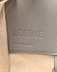 Grained Calfskin Mini Hammock Shoulder Bag Pearl Grey