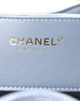 Suede Quilted Small CHNL 25 Handbag Blue