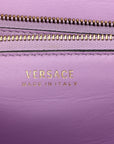 Grained Calfskin La Medusa Flap Shoulder Bag Taupe