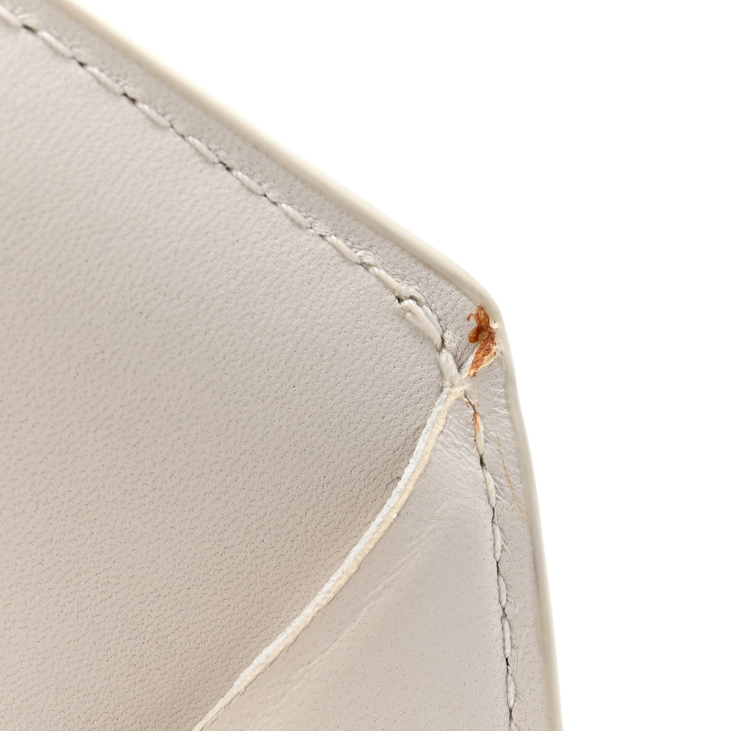 Nappa Intreccio Padded Top Handle Shoulder Bag White