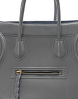 Baby Grained Calfskin Medium Phantom Luggage Kohl