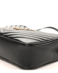 Calfskin Matelasse Monogram Lou Camera Bag Black