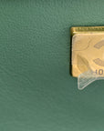 Lambskin Quilted Small Trendy CC Flap Dual Handle Bag Light Green
