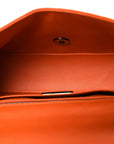 Alligator Mini Rectangular Flap Orange