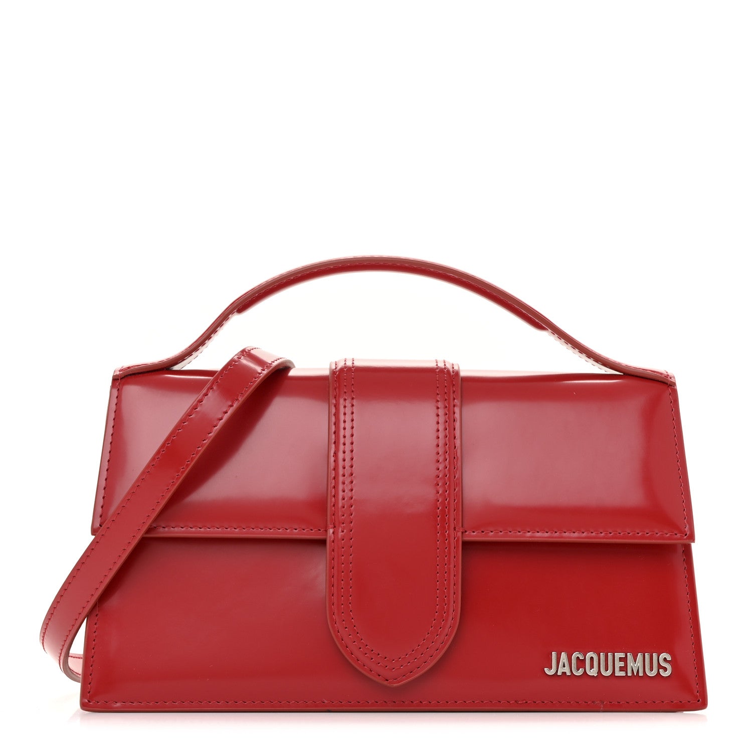 Glazed Calfskin Le Grand Bambino Red