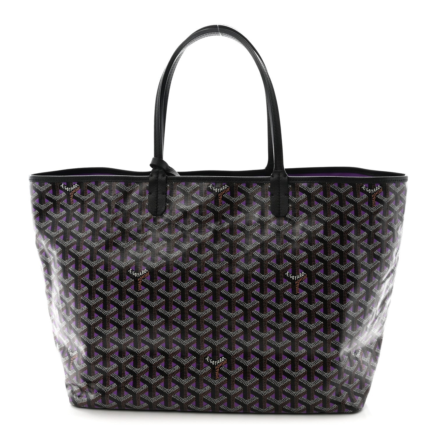 Goyardine Saint Louis Claire Voie PM Black Purple