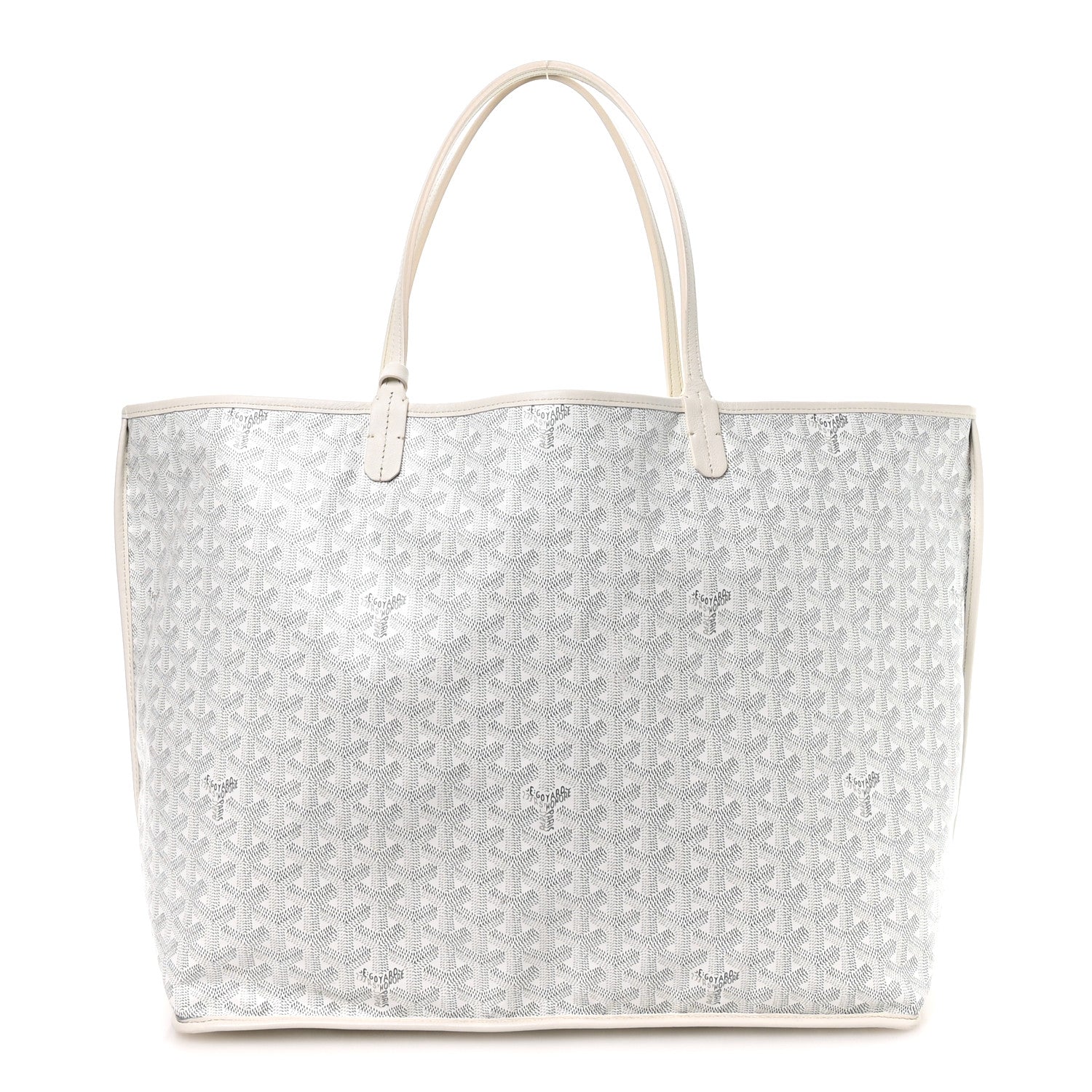 X PEANUTS Goyardine Reversible Anjou GM White