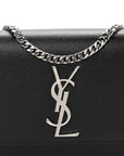 Grain De Poudre Small Monogram Kate Satchel Black
