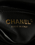 Lambskin Quilted Small Trendy CC Dual Handle Flap Bag Black