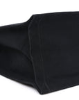 Linen Calfskin Rive Gauche Tote Black