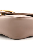 Calfskin Matelasse Super Mini GG Marmont Shoulder Bag Porcelain Rose