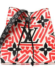 Monogram Giant Crafty NeoNoe MM Creme Rouge Black