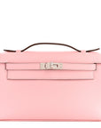 Swift Kelly Pochette Clutch Rose Sakura
